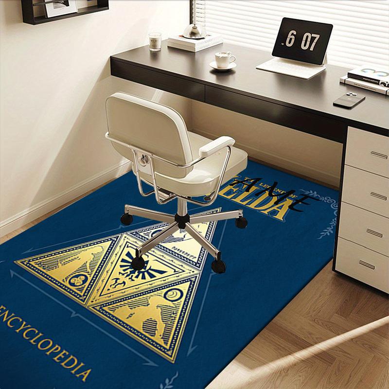 The Legend of Zelda: Hyrule Historia Office Carpet Soft Polyester Entrance Carpet Washable Non slip