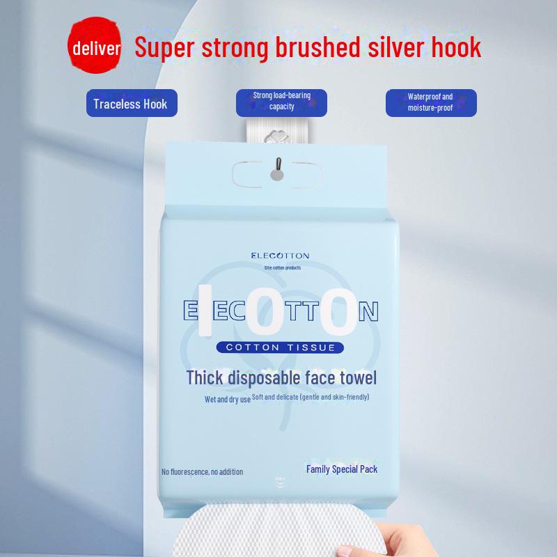 600g Erle Cotton Face Wash Towels - Hanging Pull-Out Cleansing Towels for Beauty Salons
