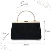 Harujio Party Bag, Wedding Bag, Handbag, Shoulder Bag, Clutch Bag for Women, Shoulder Chain, Formal Occasion Bag, Guest Bag, Wedding Reception,