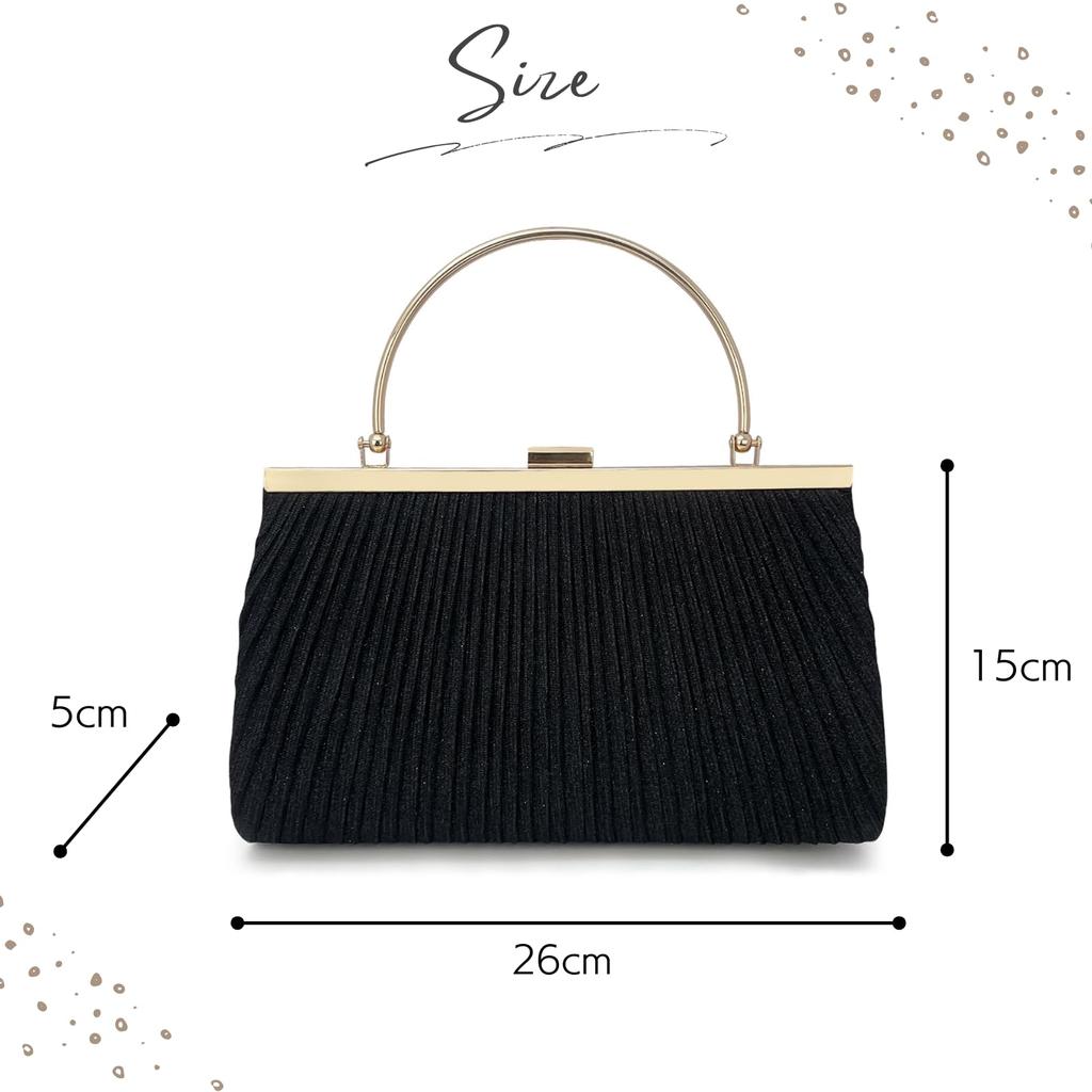Harujio Party Bag, Wedding Bag, Handbag, Shoulder Bag, Clutch Bag for Women, Shoulder Chain, Formal Occasion Bag, Guest Bag, Wedding Reception,