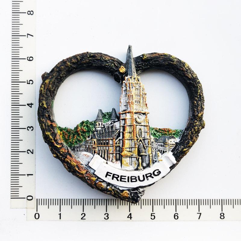 Germany 3D Fridge Magnets Tourism Souvenir Resin Refrigerator Magnets Sticker Collection Handicraft Gift Decoration Articles