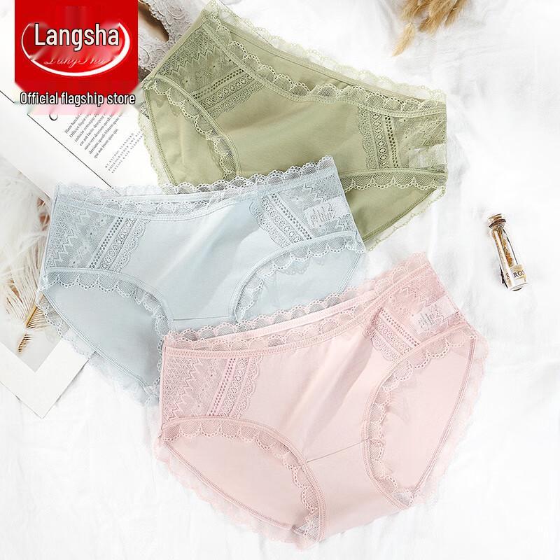LangSha Men's Cotton Briefs 4-Pack