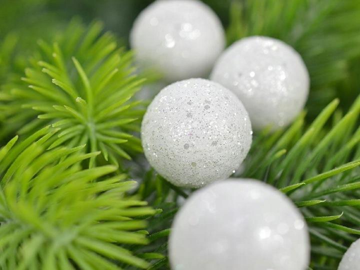 Kulki Kuleczki Bombki Brokatowe Na Choinkę Do Stroików Duża 100Szt 2Cm
