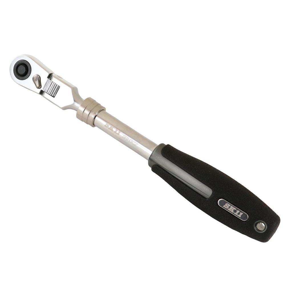 SK11 Telescoping Ratchet Insertion Angle Number of Gears Total Length SRH3CZ (SK11) Handle, 9.5mm, 72, 258-373mm (6 Positions)
