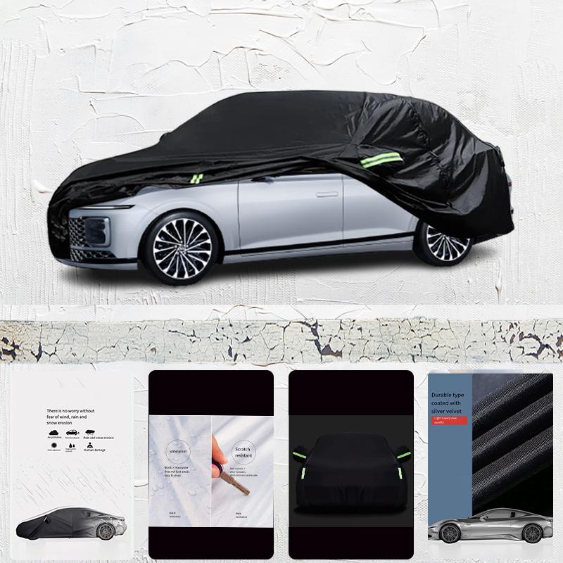 For Hyundai Azera Car Cover Exterior Car Cover Outdoor Protection Full Car Covers Waterproof Sunshade Anti UV Snow Cover Black