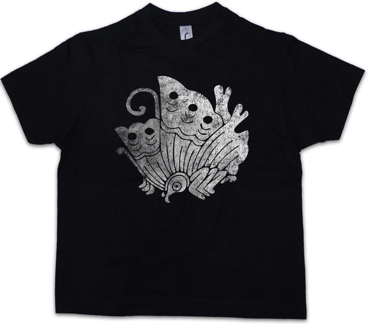 TAIRA CLAN MON Kids Boys kids boys T-Shirt Japan Shogun Samurai Ninja Flag 100