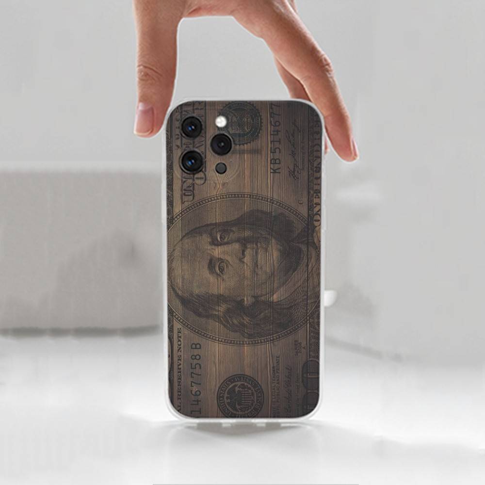 Natural Wood Case For iPhone X,14,16,Mini,XS,SE,12,15,Pro,17,Plus,11,Max,13,XR,Transparent Soft Cover