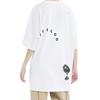 Converse T Shirts Unisex White Crew Neck Moderate Straight Fit 10021417-102