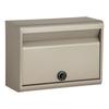 Green Life Wall-Mounted Mailbox [Made In Japan] Steel, A4 Size Compatible, Combination Lock, Titanium Gray, FH-50DTGY