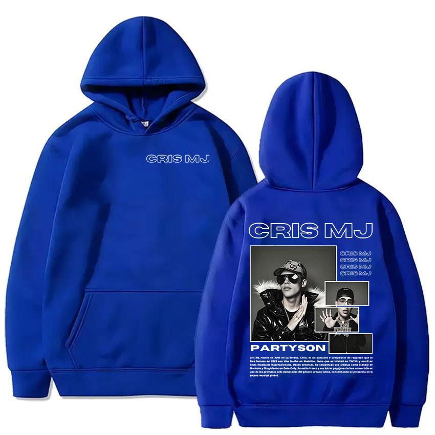 Rapper CRIS MJ Album Hip Hop Rock Gothic Herren Damen Hoodie Street Fashion Trend Casual Langarm Fleece Warmes Sweatshirt Kleidung