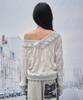 SOMSOC Dim Wrinkle Raw-Cut Sweatshirt_White