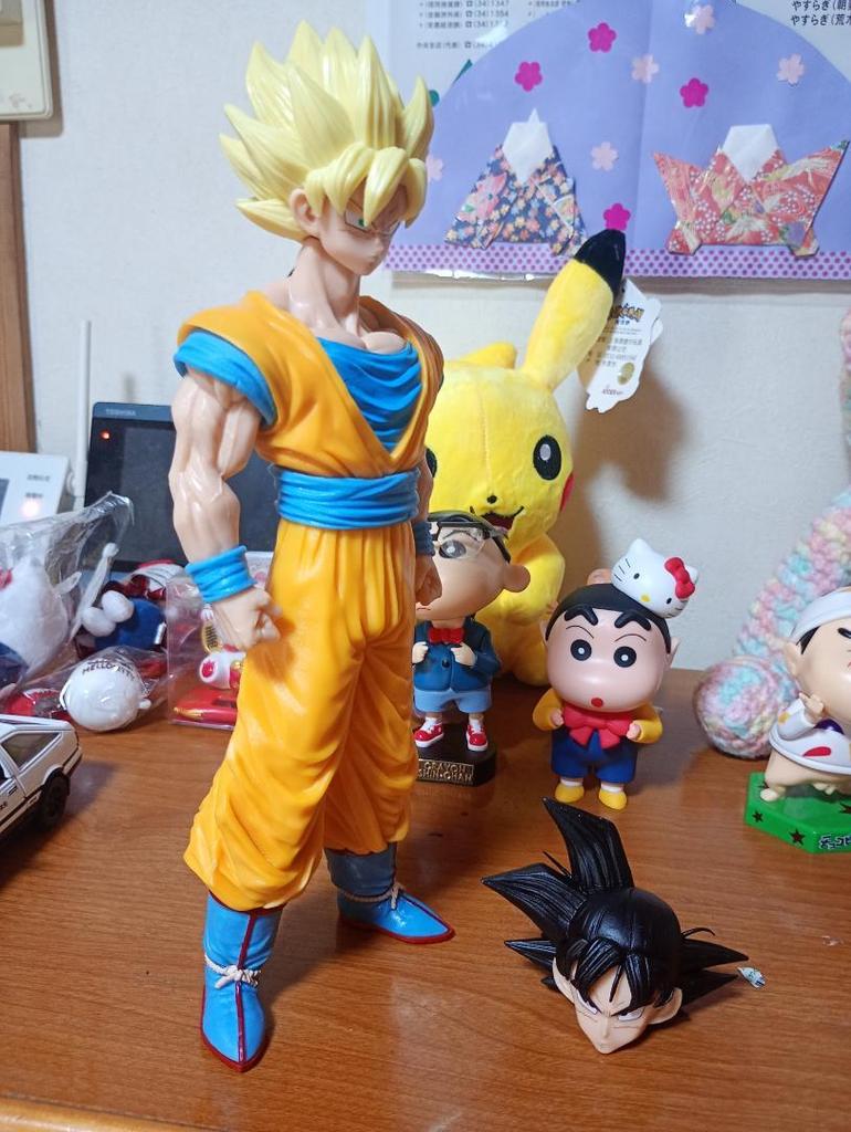 [USED] Dragon Ball Z Son Goku Figure Gold Hair & Black Hair 2 Patterns Available
