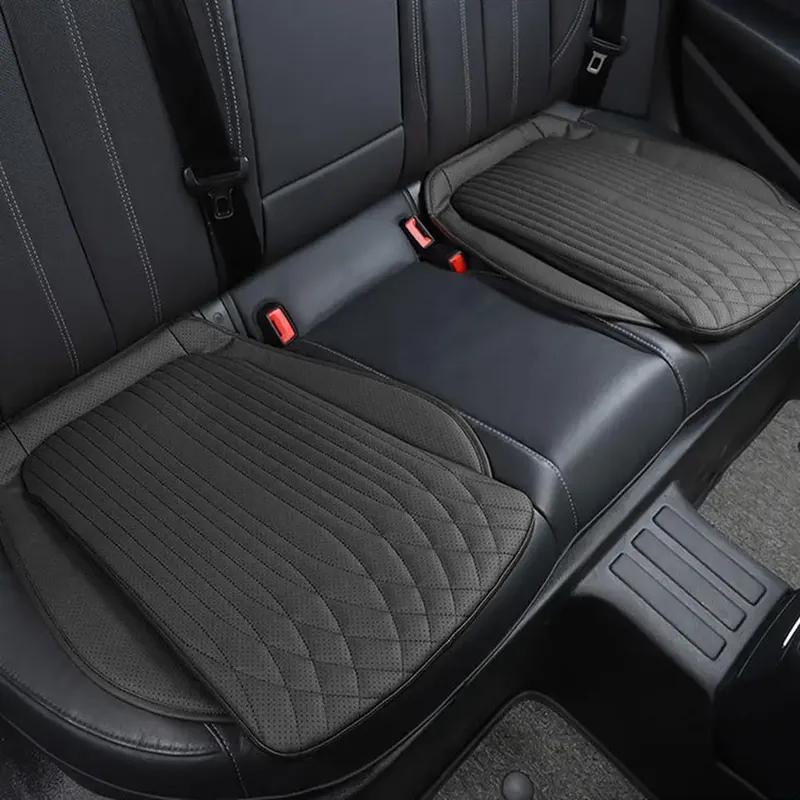 54cm Universal Car Seat Cushion - Breathable Leather with Non-Slip Grip, High Rebound Sponge Support Pad for Commercial Vehicles