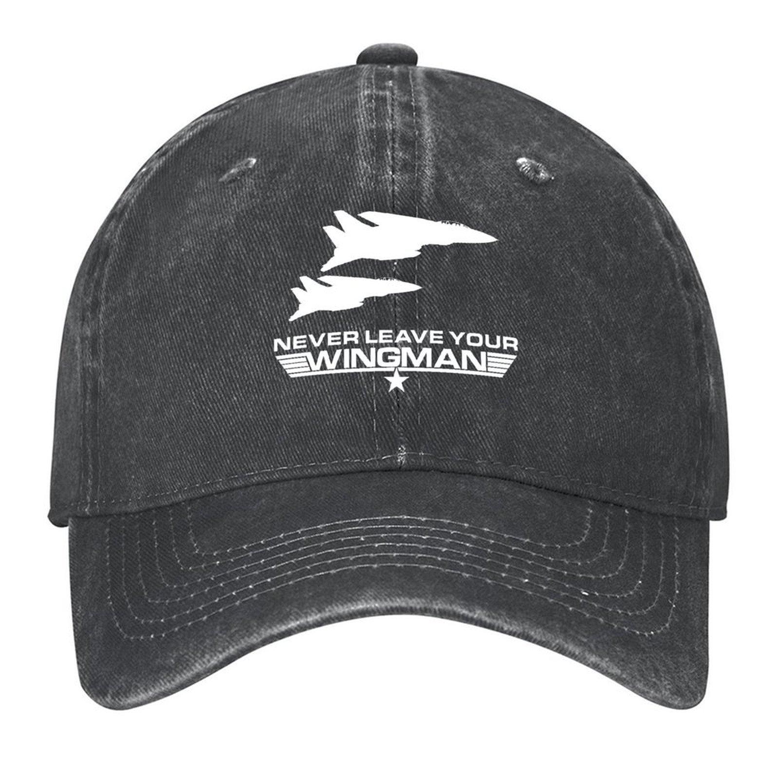 

2026 Never Leave Your Wingman Baseball Cap Sports Cap Anime Hat Dropshipping Streetwear Men Golf Wear Women s