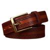 Italy Imported Vegetable Tanned First Layer Cowhide Belt Women'S Leather Fashion Casual Personality Retro Embossed Belt Women'S