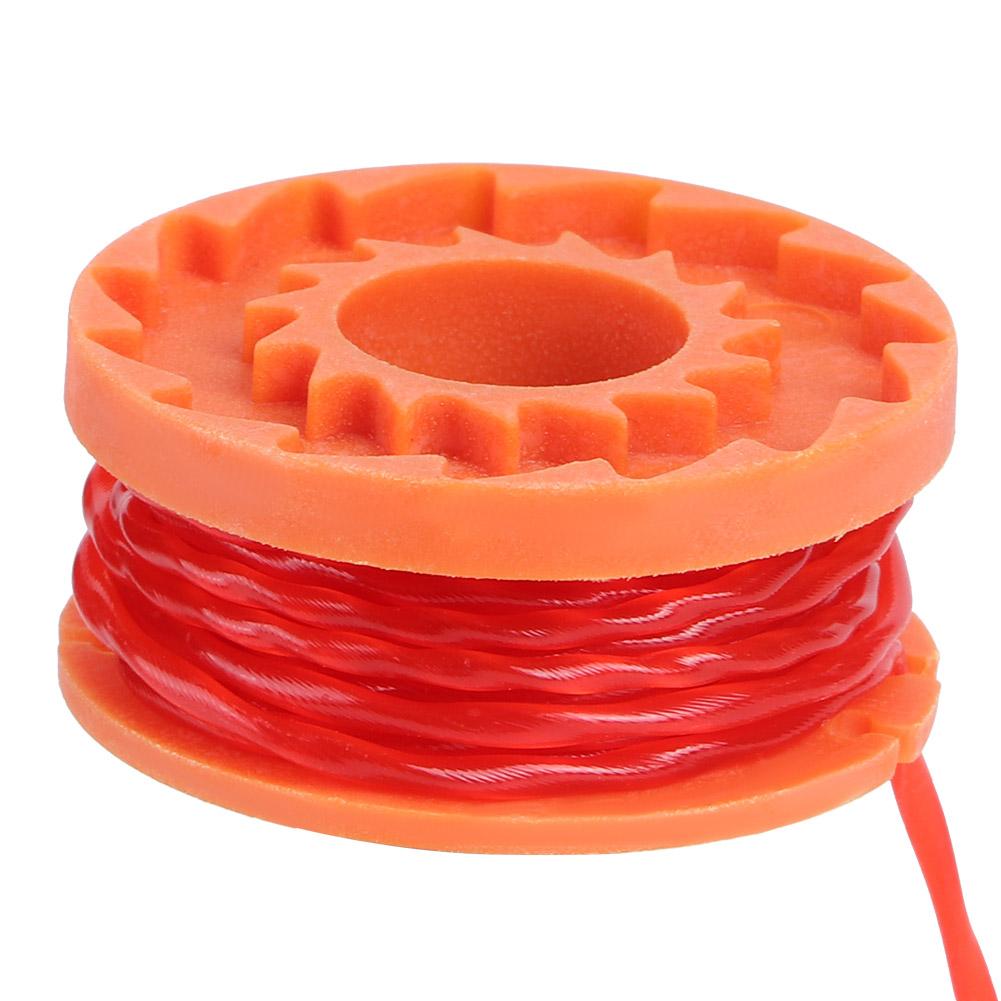 6Pcs Trimmer String Spool Line with Cover Set Accessories Fit for WORX WA0010 Trimmer