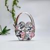 Four-Leaf Clover Floral Handbag Hook - Decorative Storage Accessory