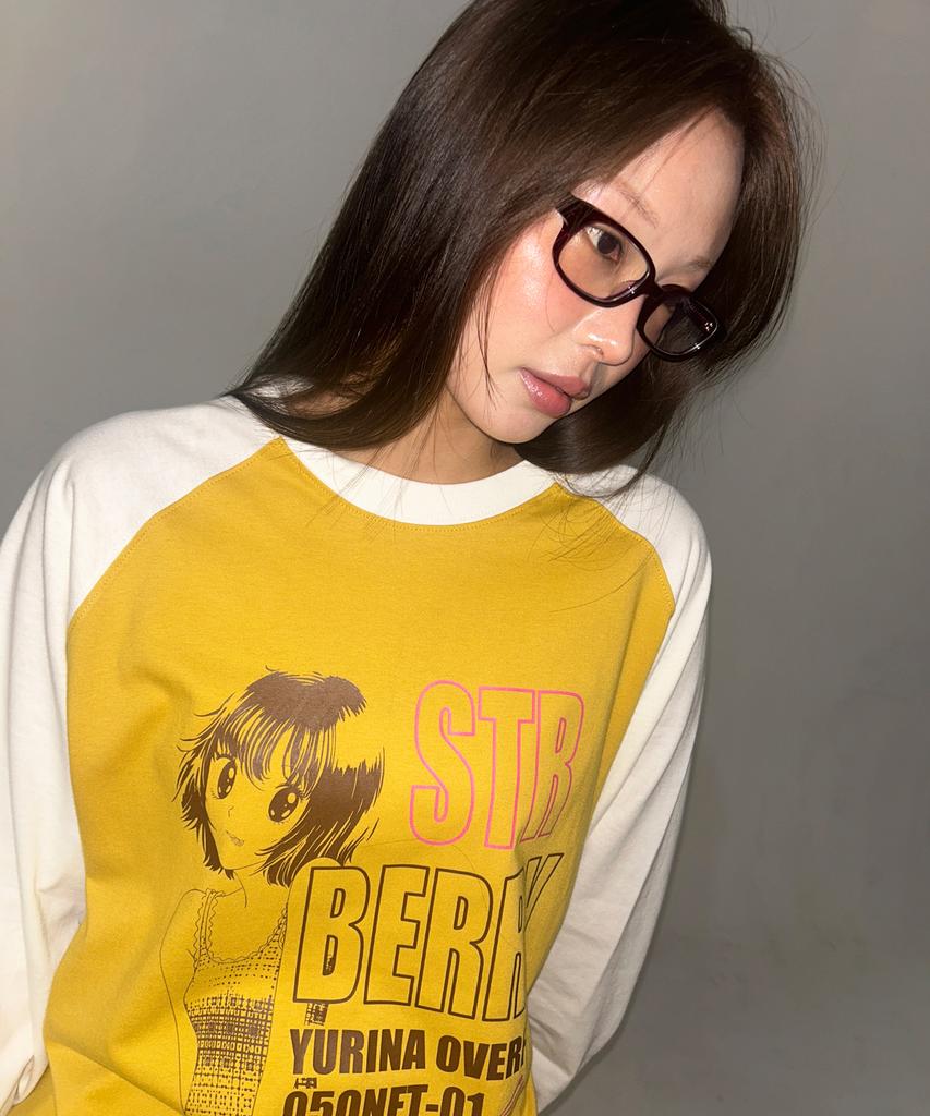 Wondeobijiteo Yurina Raglan Ls-T [Mustard]