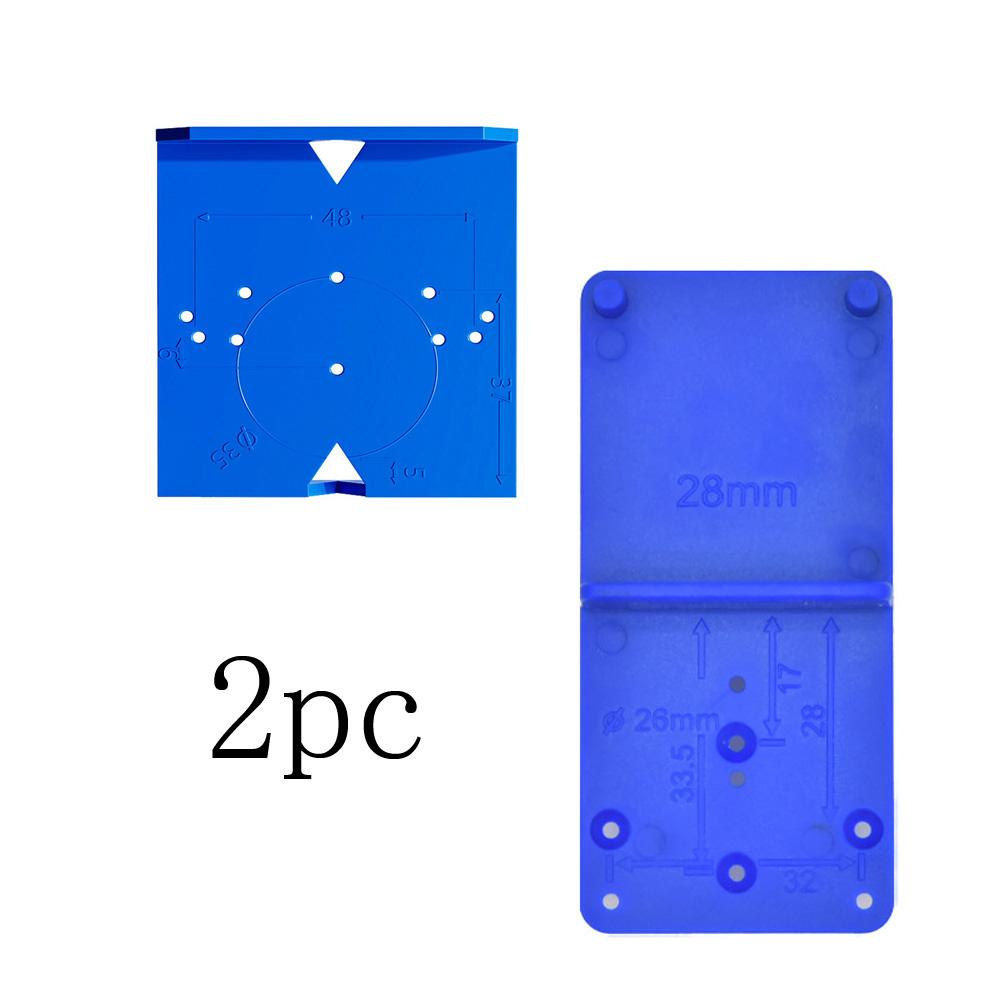 Hinge Hole Drilling Guide Drill Bit Furniture Hinge Locator 85*40mm Drill Guide Template Cemented Carbide Drill Bit