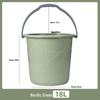 ZISIZ Household Plastic Water Storage Bucket with Handle