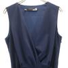 LOVEMOSCHINO Made in Italy Wool Blend No sleeve one piece 6 Navy Women Used