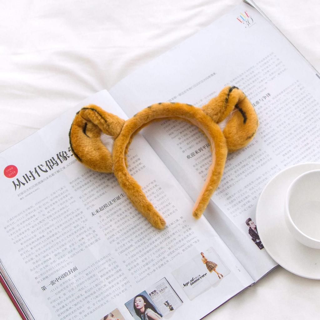 Animal Gloves Bear Paw Men'S And Women'S Autumn And Winter Plush Toys Thickened Violent Claws Tiger Claws Creative Leopard Print Girls Sexy Headband