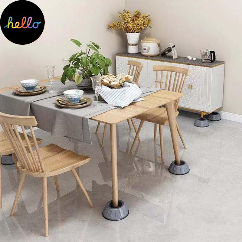 4Pcs Anti Vibration Feet Pads Was Ng Mac Ne Rubber Mat Anti-Vibration Pad Dryer Non-Slip Universal Fixed Was Ng Mac Ne Stand