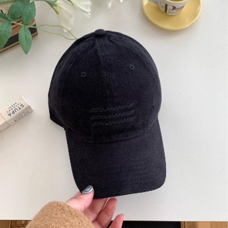Simple Embroidered Baseball Cap Women Solid Color Hip Hop Snapback Hat for Girls Summer Adjustable Female Sun Hats