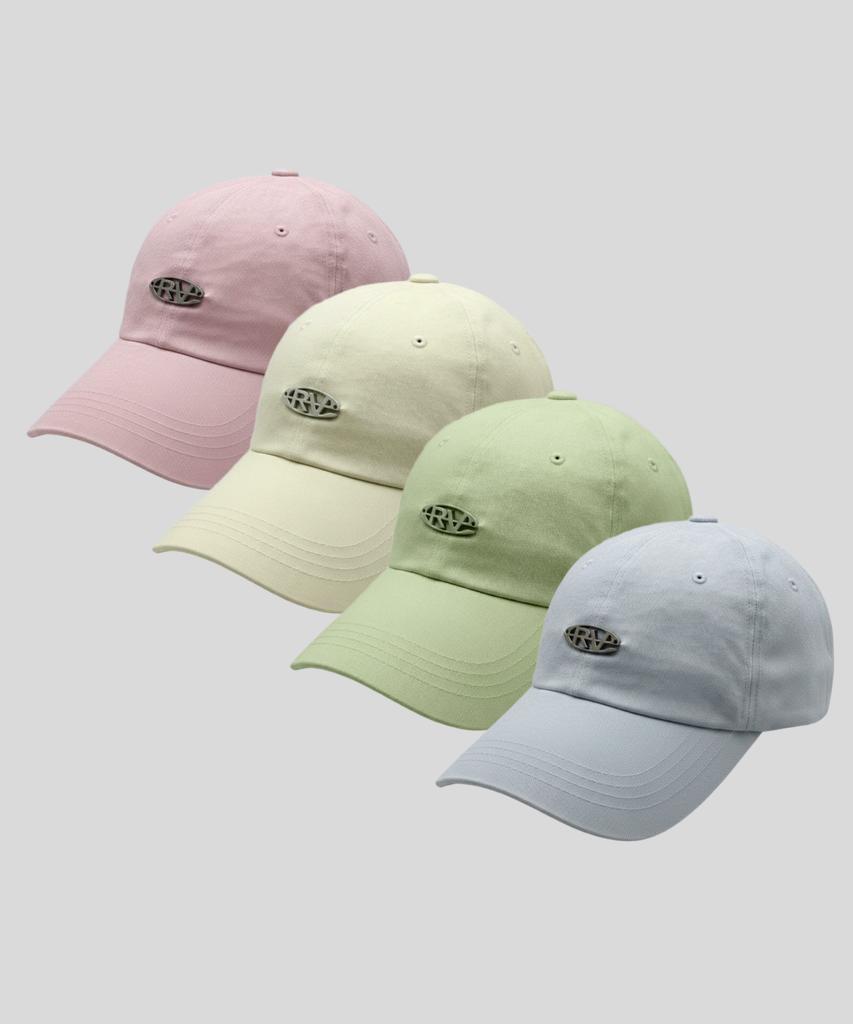 REVE Silver Logo Pigment Ball Cap / 4 Colors