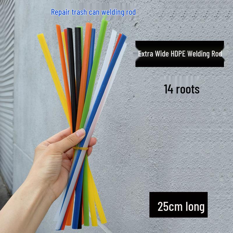 20/25cm Colored Plastic Welding Rods - Car Bumper Repair Tool for PP, PE, PVC, ABS, PPR