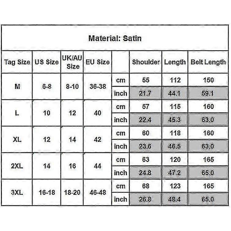 Women Luxury Soft Silk Satin Kimono Robe Gown Long Bathrobe Nightwear Sleepwear