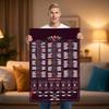 2026 World Cup Schedule Poster Soccer Tournament Match Fixtures Knockout Stage Bracket Wall Sticker for Sports Fans Room Decoration