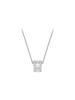 Stonehenge Silver Cubic Necklace Sc25C30E