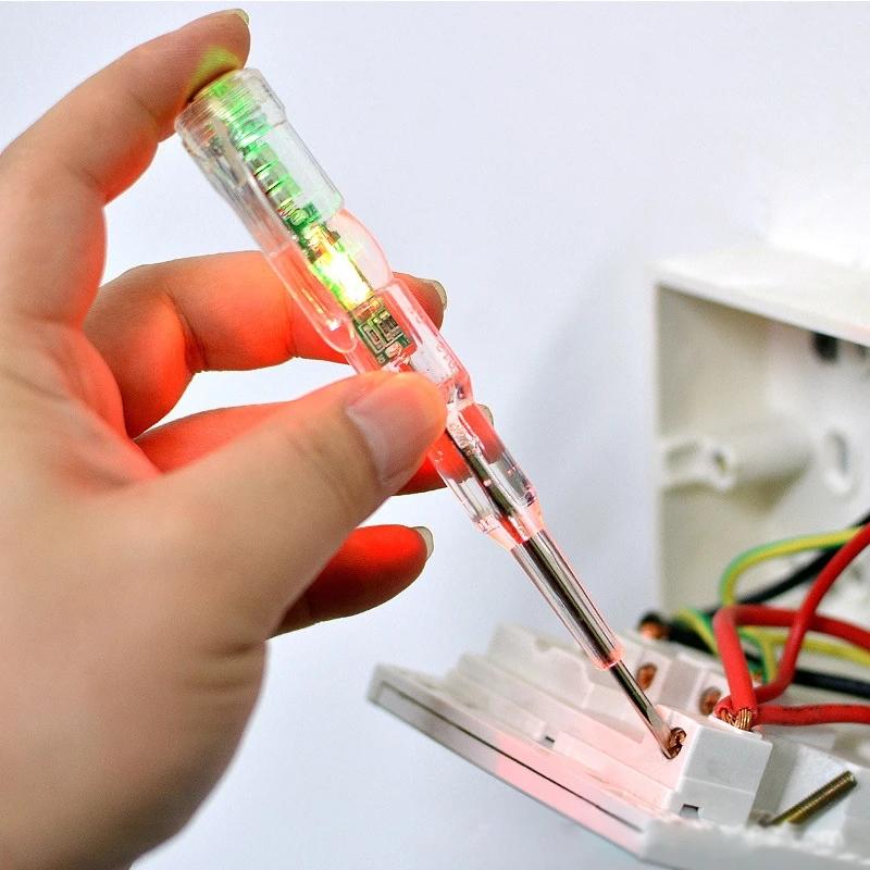 Voltage Meter Tester Pen Non-contact Induction Digital Power Detector Pencil Electric Screwdriver Probe Circuit Indicator Tools