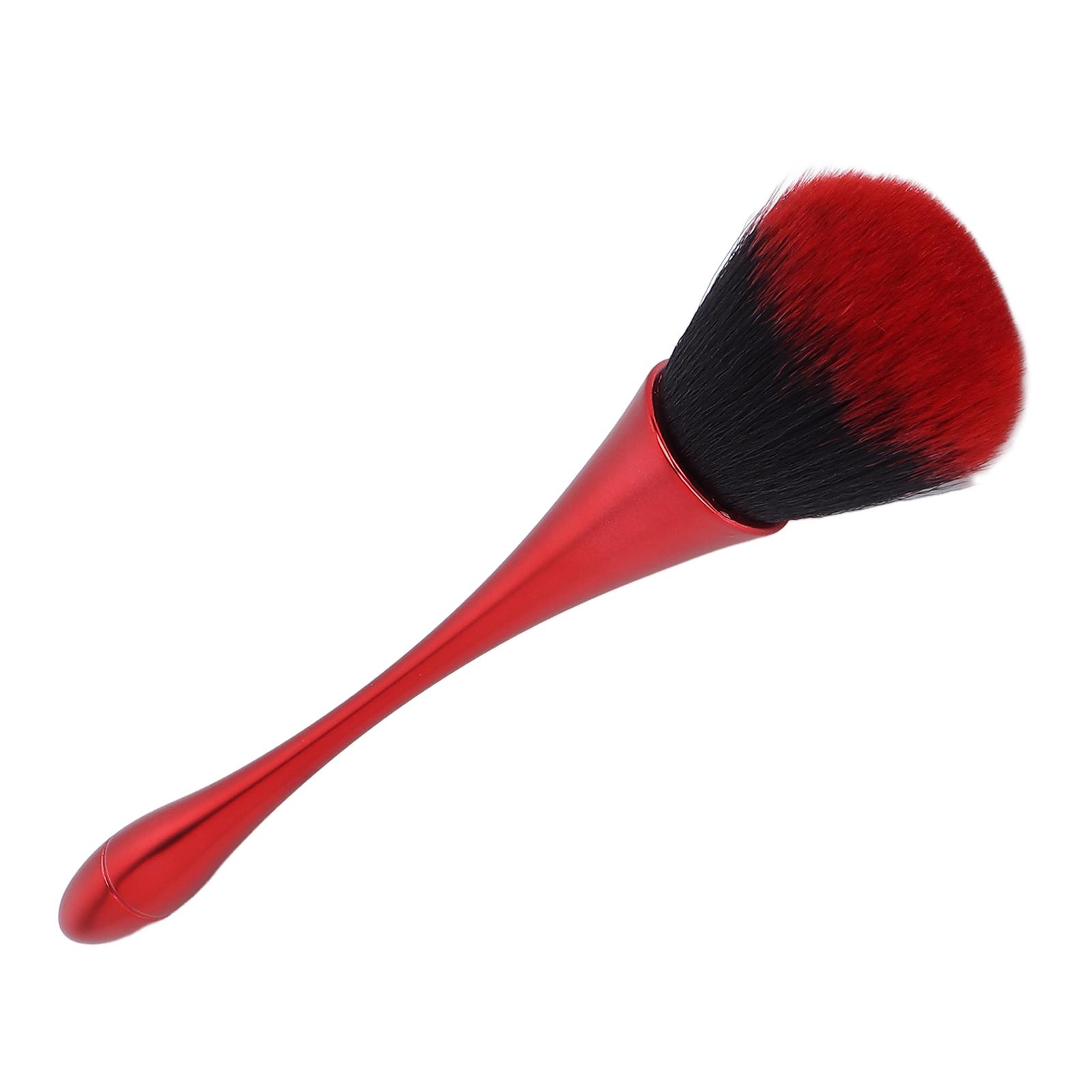 

Loose Power Brush Soft Hair Home Portable Blush Makeup Brush Nail Art Dust Remover Cosmetic ToolRed красный