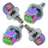 4Pcs Rust Resistant License Plate Screws Anti Loosening Frame Fastener Bolts  Vehicle Accessories