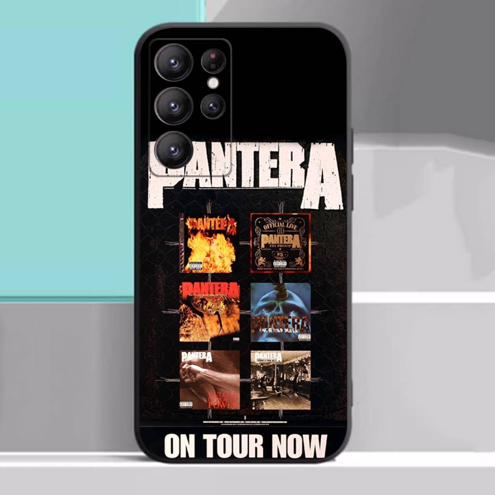 P-Pantera Musikband Handyhülle Für Samsung S 24 fe 25 Ultra plus 20 lite 21 30 22 23 24 22 Ultra 5G Fundas