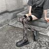 Women Stockings Hollow Out Sexy Lace Floral Mesh Fishnet Stockings Thigh High Socks JK Girls Knee High Socks Thigh High Stocking