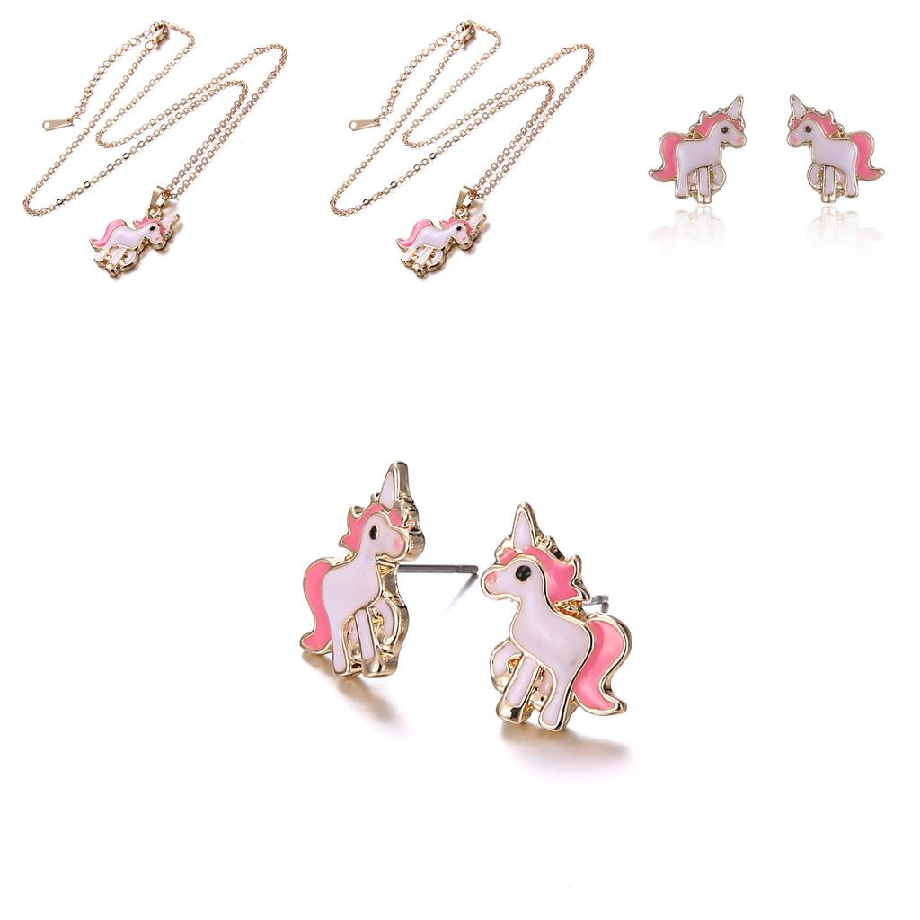 Cute Animal Necklace Set European And American Hot Selling Alloy Jewelry Set