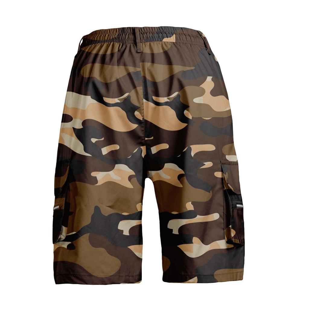 Herren-Cargoshorts mit Kordelzugbund Verstellbare Passform Mehrere Taschen Robustes Leichtes Material für Arbeiten im Freien und Freizeit