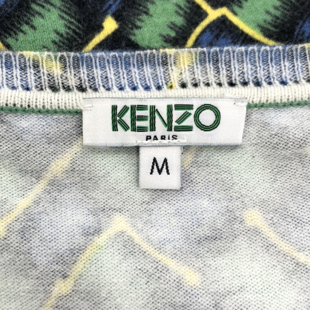 Kenzo Overall Handle Five-quarter Sleeve Flare One Piece M Women Used
