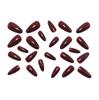 Cherry Almond Water Drop Nail Stickers - 24 Solid Color Fake Nails