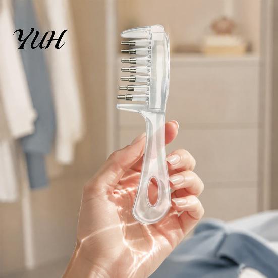 Öl-Applikator-Kamm mit Kugelkopf 1/2 Stück Kopfhaut-Kugel, Minoxidil für Haarpflege-Zubehör Wachstum, Massage Staubschutz Manuell