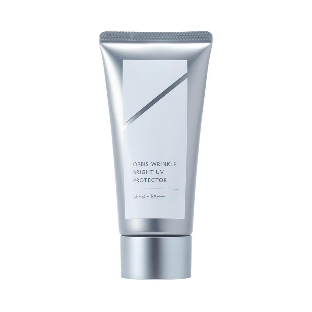ORBIS Wrinkle Bright UV Protector SPF50+ PA++++ 50g - Crème solaire anti-âge pour le visage, Meilleure protection UV