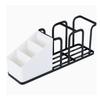 Kaffee-Station Organizer 5 Fächer Abnehmbar Arbeitsplatte Einwegbecher Spender Ständer Halter für Teebeutel Strohhalme