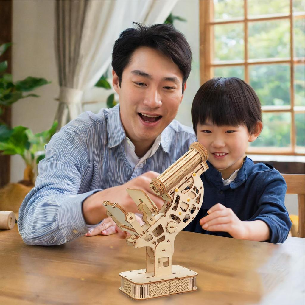 Artec Wooden Microscope Craft Kit 58430 Craft Hobby Craft Miscellaneous Toy Learning Science Wood Assembly Free Elementary School Summer Vacation