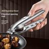 Quick Clip Chestnut Opener Machine Strong Stainless Steel Nut Cracker for Kitchen Cooking Baking Use