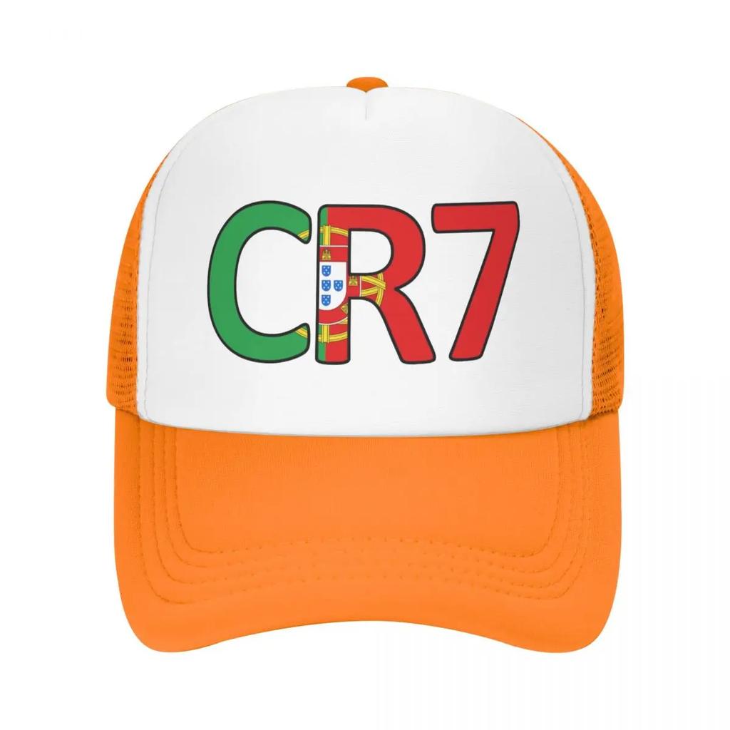 Custom Fashion Unisex Soccer Gift Football CR Trucker Hat Adult Adjustable Ronaldos Baseball Cap Women Unisex Hip Hop Trucker Cap