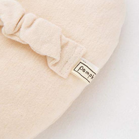 Ompkins BABY Organic Cotton Cat Hug Pillow Made In Japan Y-1291 100% [Kitty Series] (Natural)