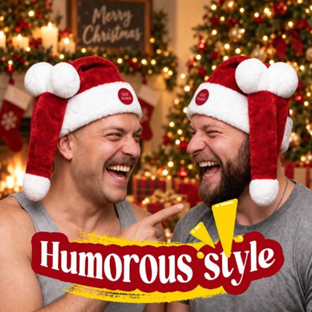 Christmas Decoration Electric Swing Hat Kids Christmas Gift Holiday Costume Accessory